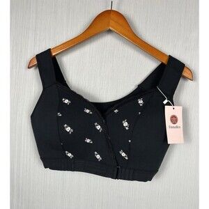 NWT FionaBra Comfortable Convenient Front Wrap Closure Bra Seniors Beige XL